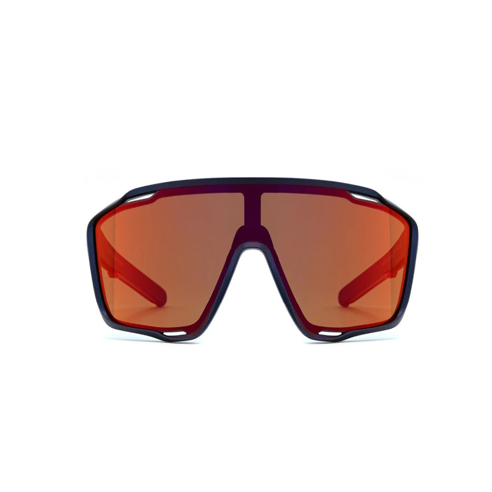Red Bull Spect KRAFT-02 Blue Adult Sports Sunglasses with UV Protection Brown Red M Lens
