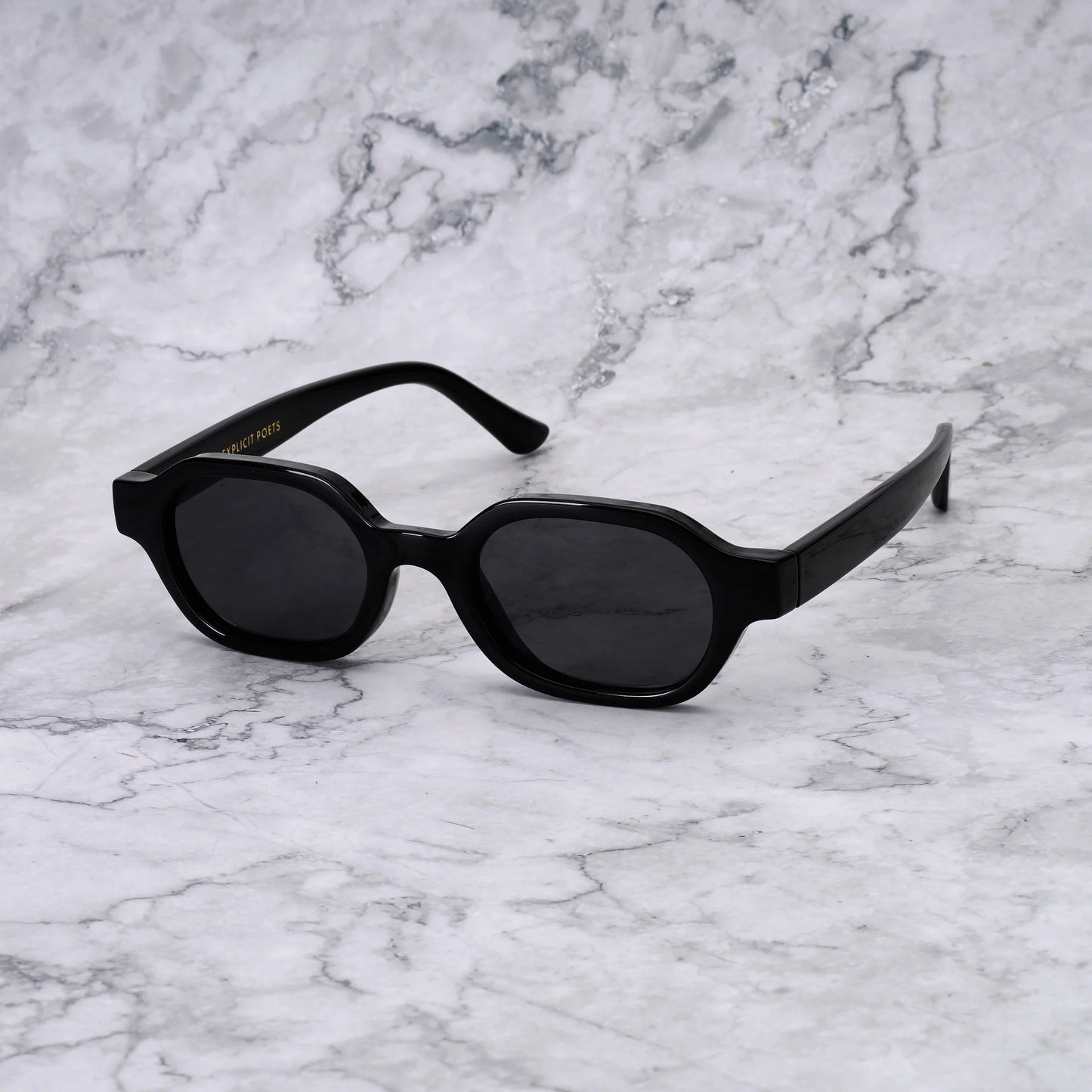EXPLICIT POETS NICO BLACK-GRAY SUNGLASSES
