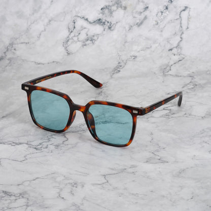 EXPLICIT POETS NOAH TORTOISE-TURQUOISE SUNGLASSES