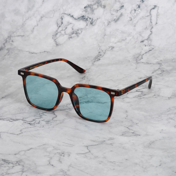 EXPLICIT POETS NOAH TORTOISE-TURQUOISE SUNGLASSES