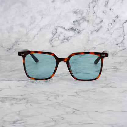 EXPLICIT POETS NOAH TORTOISE-TURQUOISE SUNGLASSES