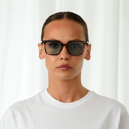 EXPLICIT POETS NOAH TORTOISE-TURQUOISE SUNGLASSES