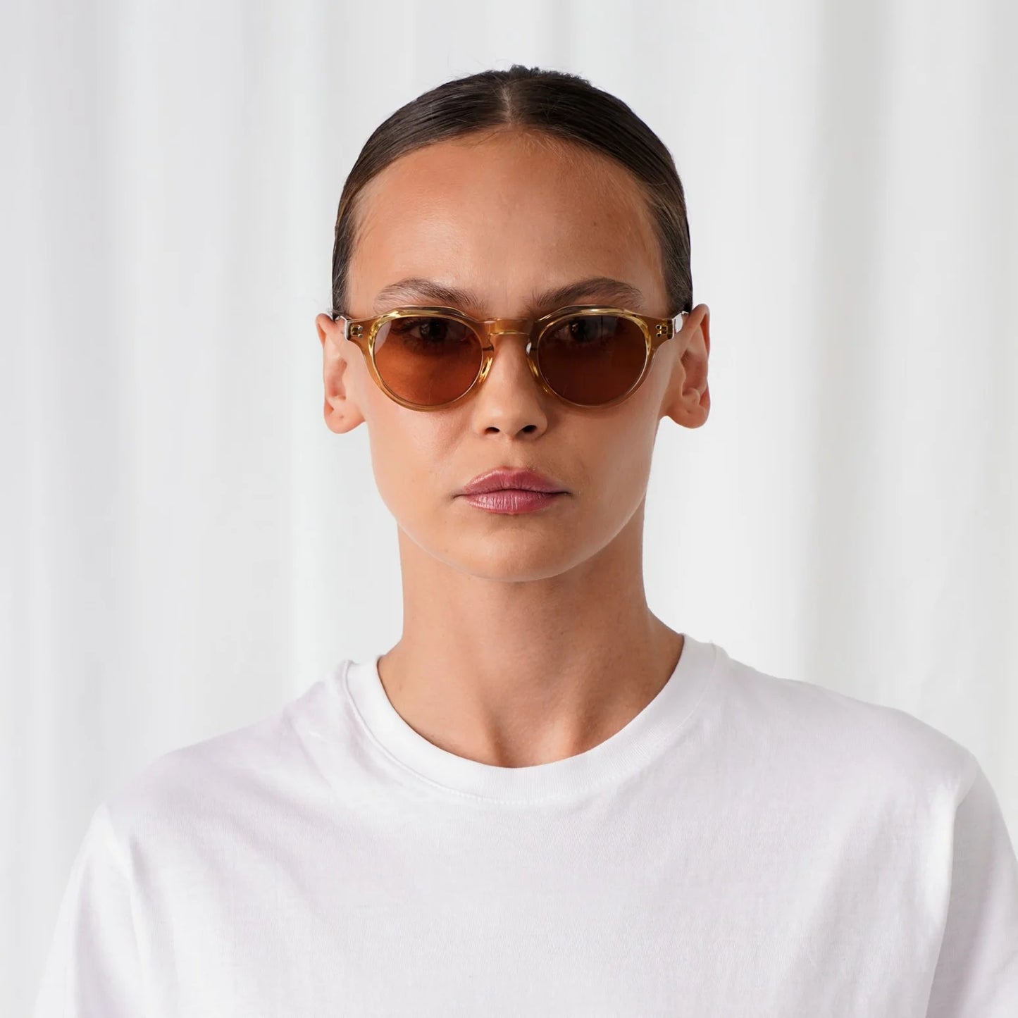 EXPLICIT POETS PETER CHAMPAGNE-BROWN SUNGLASSES
