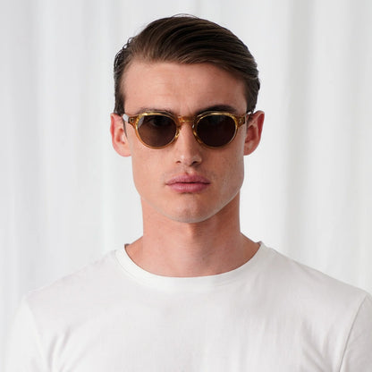 EXPLICIT POETS PETER CHAMPAGNE-GREEN SUNGLASSES