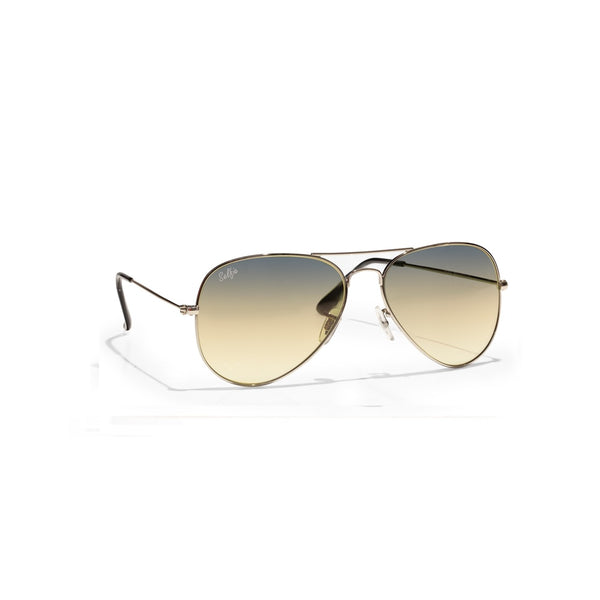 Selfie Aviator Blue Silver  Frame with UV 400 Sunglasses, SE3025-017