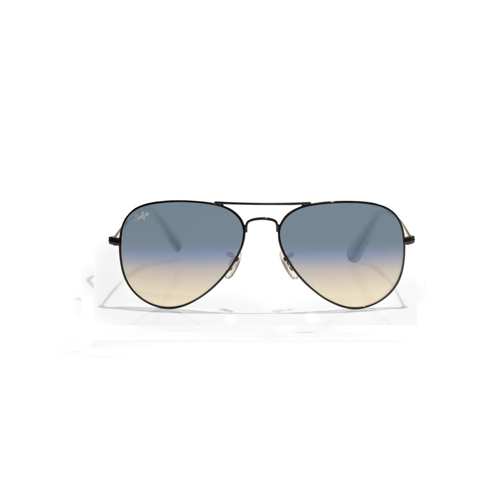 Selfie Aviator Blue Black  Frame with UV 400 Sunglasses, SE3025-018