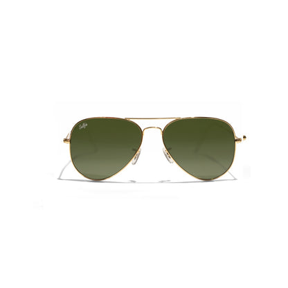 Selfie Aviator Green Gold  Frame with  Sunglasses, SE3025-021