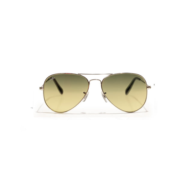 Selfie Aviator Green Silver  Frame with  Sunglasses, SE3025-026