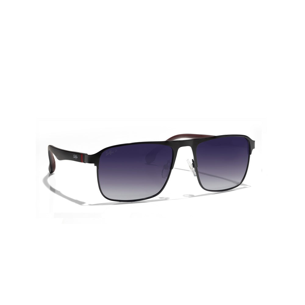 Selfie Polarized Blue Lense  Black  Frame Sunglasses, SE8211-C2