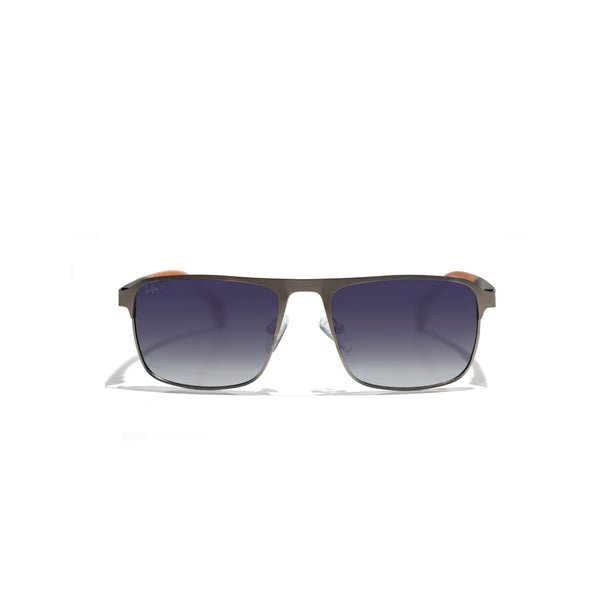 Selfie Polarized Black Lense Grey  Black Frame Sunglasses, SE8211-C6
