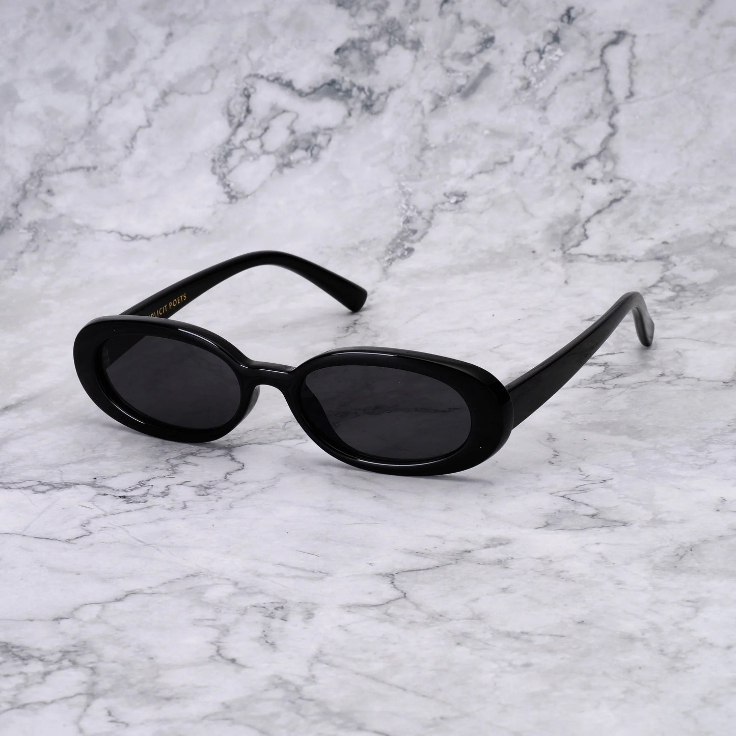 EXPLICIT POETS SOPHIE BLACK-GRAY SUNGLASSES