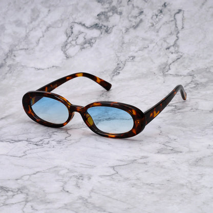 EXPLICIT POETS SOPHIE TORTOISE-GRADIENT BLUE SUNGLASSES