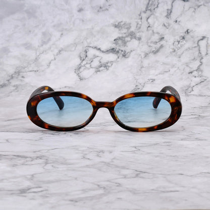 EXPLICIT POETS SOPHIE TORTOISE-GRADIENT BLUE SUNGLASSES