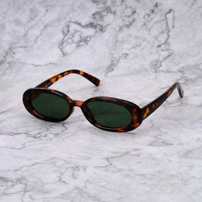 EXPLICIT POETS SOPHIE TORTOISE-GREEN SUNGLASSES