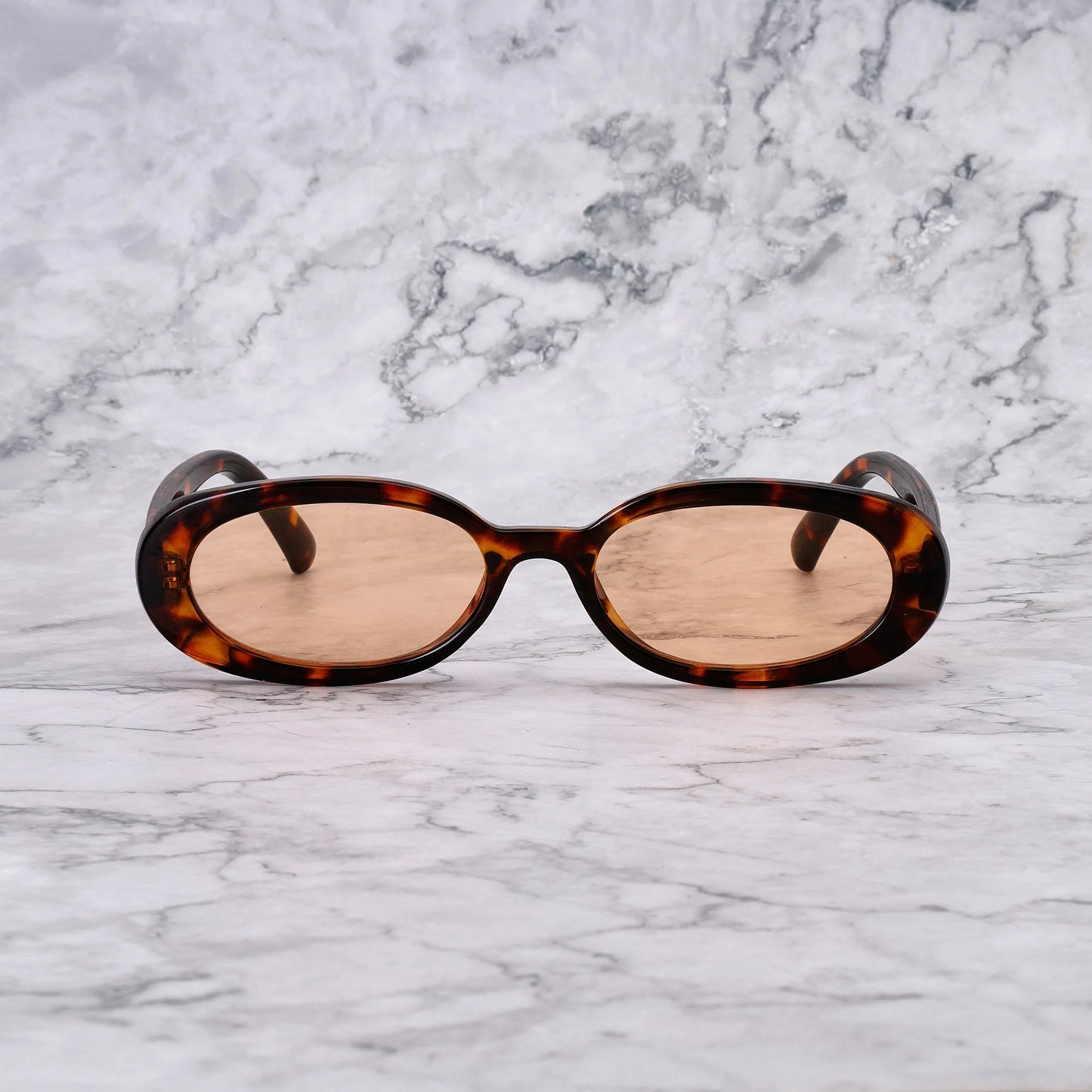 EXPLICIT POETS SOPHIE TORTOISE-PEACH SUNGLASSES