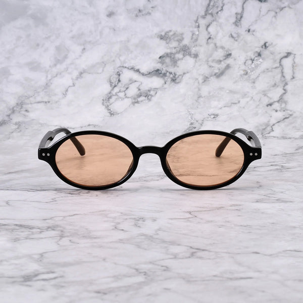 EXPLICIT POETS STELLA BLACK-PEACH SUNGLASSES