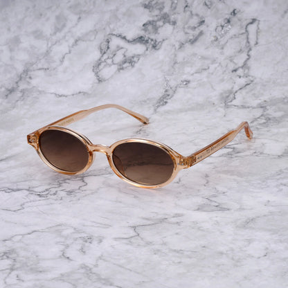 EXPLICIT POETS STELLA CHAMPAGNE-GRADIENT BROWN SUNGLASSES