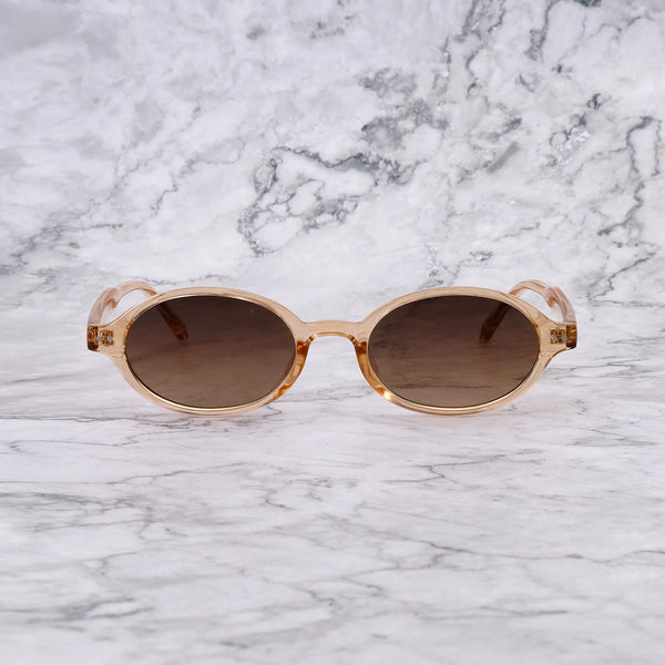 EXPLICIT POETS STELLA CHAMPAGNE-GRADIENT BROWN SUNGLASSES