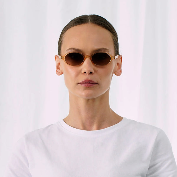 EXPLICIT POETS STELLA CHAMPAGNE-GRADIENT BROWN SUNGLASSES